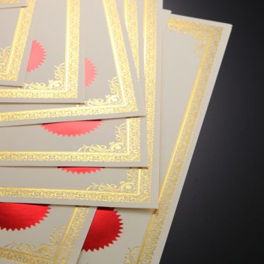 pile of share certificates